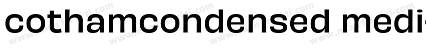 cothamcondensed medi字体转换